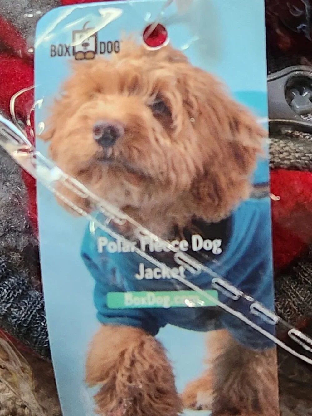 BOX DOG Polar Fleece Dog Jacket Coat for BIG DOGS - Red - XXL - NEW NWT